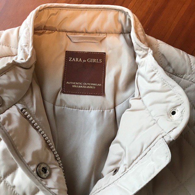 ZARA(ザラ)の美品 ZARA キルティング アウター 110〜120 キッズ/ベビー/マタニティのキッズ服女の子用(90cm~)(ジャケット/上着)の商品写真