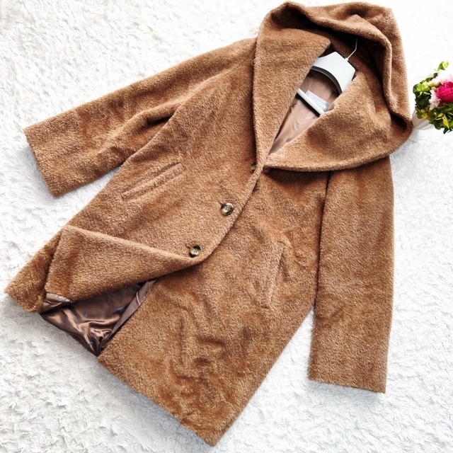 SALE/10%OFF Max Mara マックスマーラ テディ ボア ブルゾン コート
