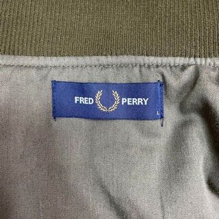 FRED PERRY - FRED PERRY フレッドペリー 刺繍ロゴ ロングジャケット 