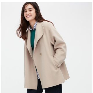 ユニクロ(UNIQLO)の新品 ダブルフェイス ショートコート(その他)