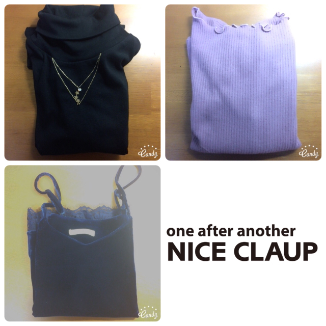 NICE CLAUP(ナイスクラップ)のNICE CLAUP ピンク 長袖 レディースのトップス(カットソー(長袖/七分))の商品写真