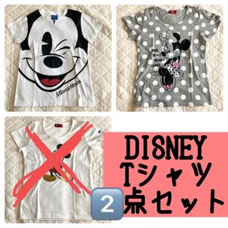 ディズニー(Disney)のディズニーdisney ミッキー&ミニー　Tシャツ2点セット(Tシャツ(半袖/袖なし))