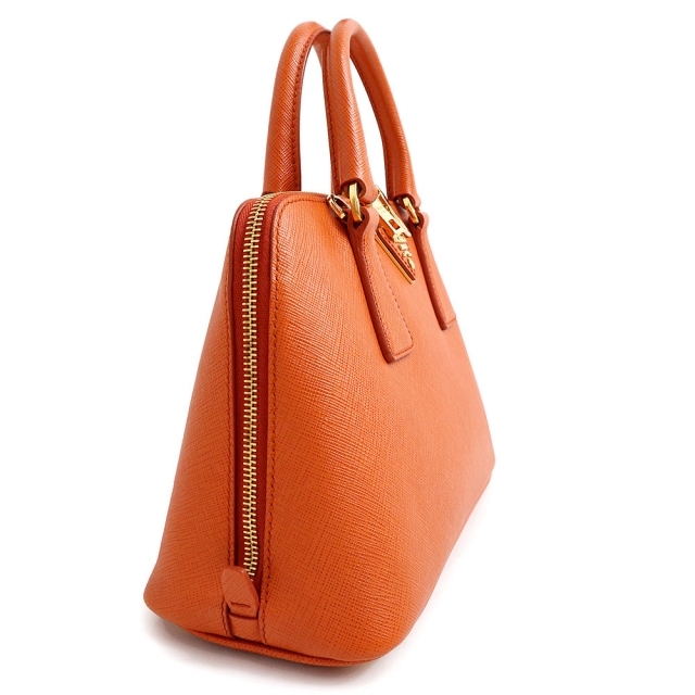 プラダ ハンドバッグ ショルダーバッグ 2WAY 斜め掛け SAFFIANO LUX レザー PAPAYA パパイア オレンジ BL0838 PRADA(未使用 展示品) 4