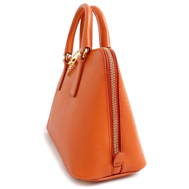プラダ ハンドバッグ ショルダーバッグ 2WAY 斜め掛け SAFFIANO LUX レザー PAPAYA パパイア オレンジ BL0838 PRADA(未使用 展示品) 5