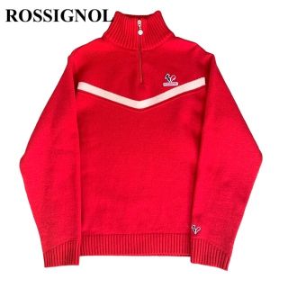 ロシニョール(ROSSIGNOL)の美品　ROSSIGNOL.  ニット セーター　ハーフジップ(ニット/セーター)