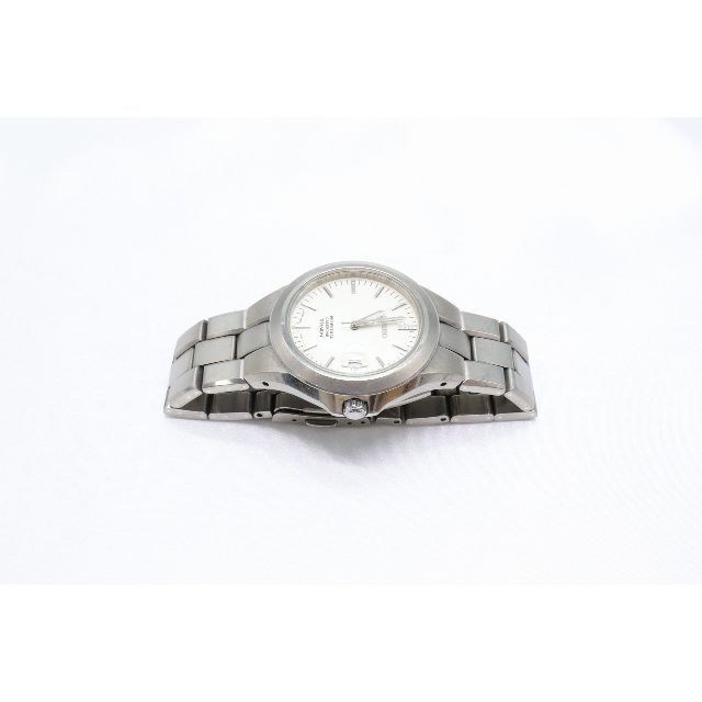 【W17-11】電池交換済 セイコー パーペチュアルカレンダー チタン 腕時計