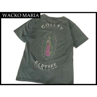 ワコマリア(WACKO MARIA)のG② 希少 初期 ワコマリア マリア ビッグ プリント Tシャツ S グレー(Tシャツ/カットソー(半袖/袖なし))