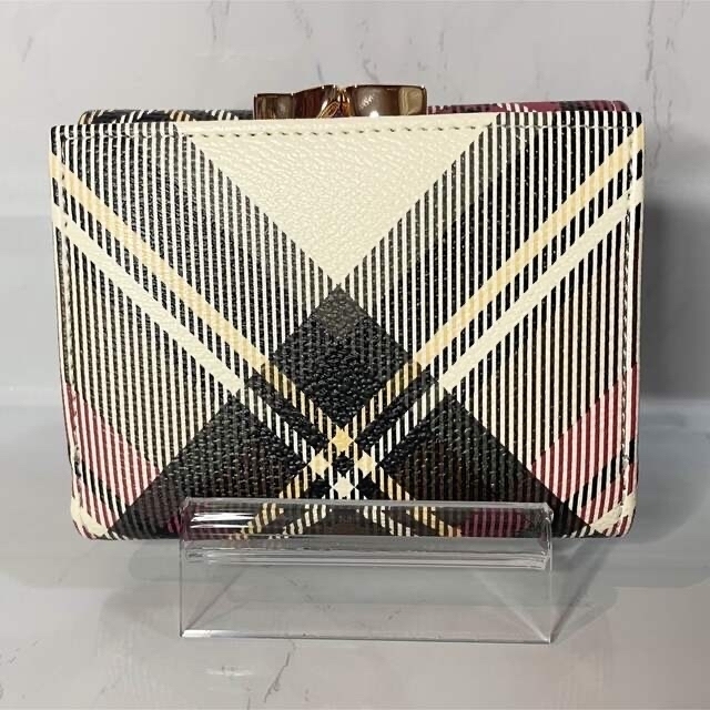 Vivienne Westwood 三つ折り財布 チェック柄 EXIBTION-