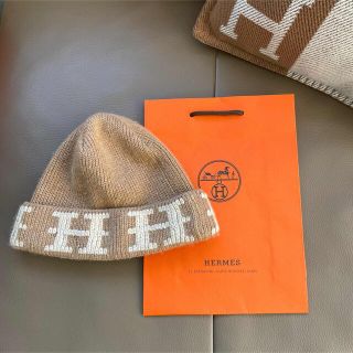 エルメス(Hermes)のHERMESメンズレディースニット帽(ニット帽/ビーニー)