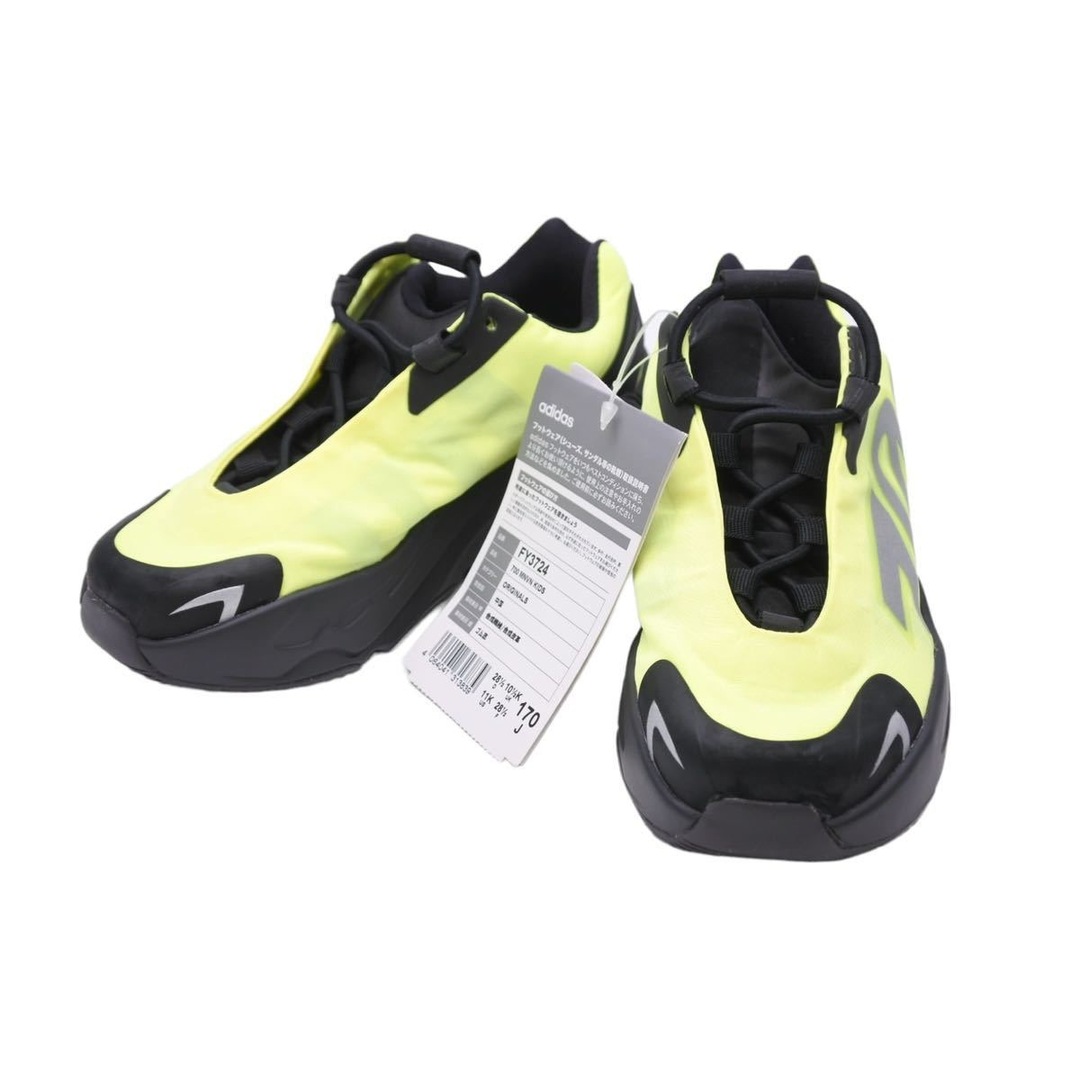 未使用品 adidas Yeezy Boost 700 MNVN Black Kids イージーブースト 靴 スニーカー キッズ ネオンイエロー FY3724  28922