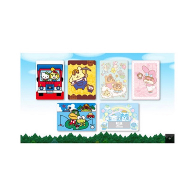 どうぶつの森 amiiboカード サンリオ 全6種 コンプリート おまけ付き ...