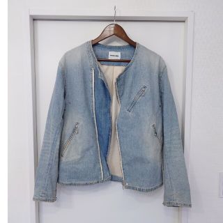 ユナイテッドアローズ(UNITED ARROWS)のモンキータイム　デニムライダース　L(ライダースジャケット)