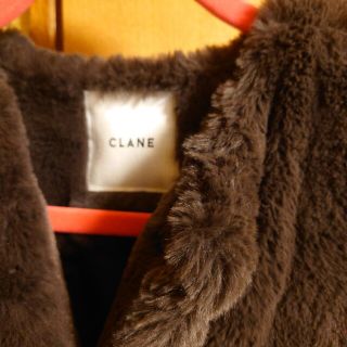 【新品タグ付】クラネ CLANE ノーカラーリコファーコート サイズ1