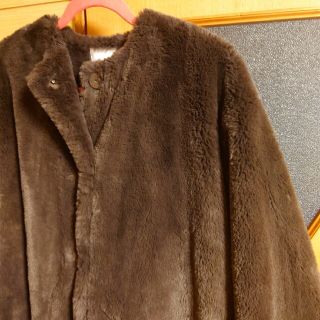 【新品タグ付】クラネ CLANE ノーカラーリコファーコート サイズ1