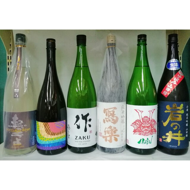 人気日本酒一升瓶×6本