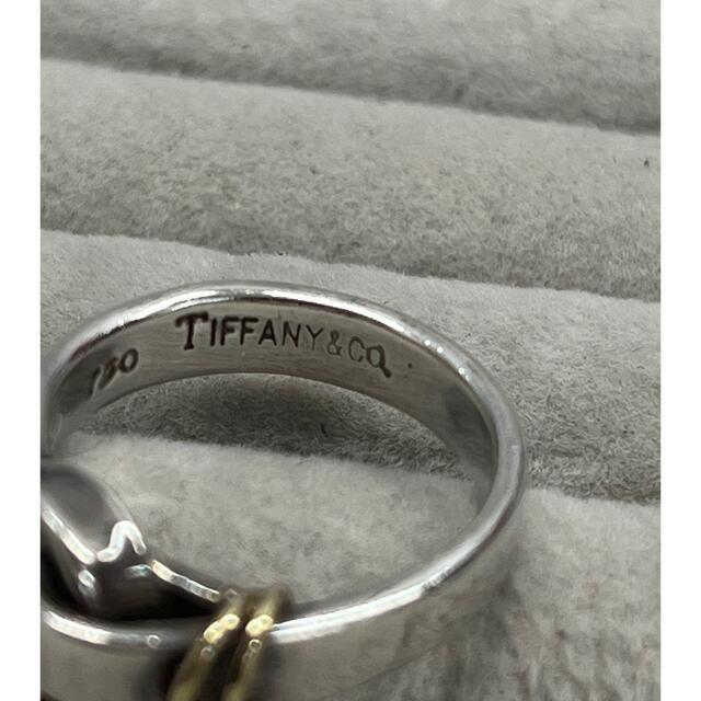 正規品 Tiffany&Co. ティファニー フック&アイ リング 925/750 リング 