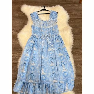 アンジェリックプリティー(Angelic Pretty)の【最終値下げ】雪のガラスドームジャンパースカート(ロングワンピース/マキシワンピース)