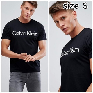 カルバンクライン(Calvin Klein)の【新品】カルバンクライン ロゴ Tシャツ ブラック S(Tシャツ/カットソー(半袖/袖なし))