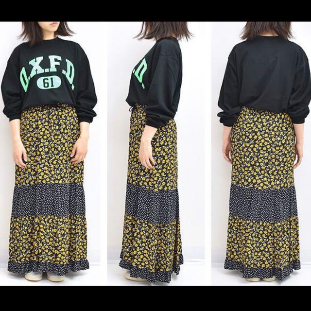 Shinzone(シンゾーン)のthe shinzone  MIX PRINT SKIRT ☆ レディースのスカート(ロングスカート)の商品写真