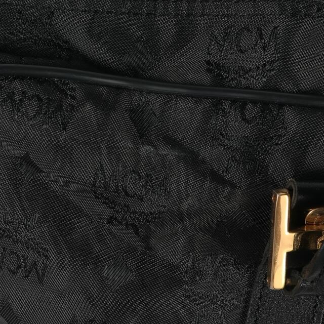 MCM(エムシーエム)のMCM エムシーエム 2WAY ナイロン キャンバス ショルダー ハンド ボストン バッグ / ヴィセトス ビセトス 柄 ブラック 黒 ブランド カバン 【メンズ】【中古】 メンズのバッグ(ボストンバッグ)の商品写真