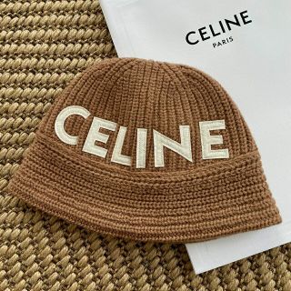 celine - 試着のみCELINE セリーヌクロシェハット /バケットハットの