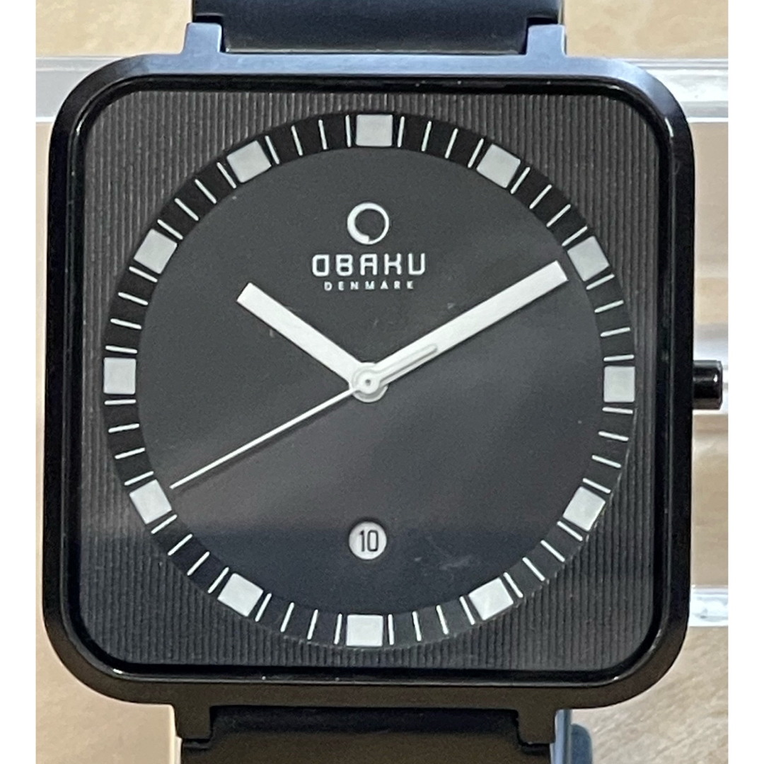 【オシャレな北欧ブランド】②obaku  角型　黒