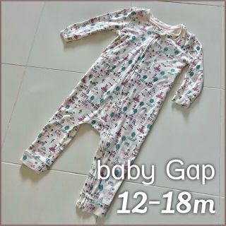 ベビーギャップ(babyGAP)のUSED使用品 baby Gap ベビーギャップ 長袖ロンパース 12〜18m(ロンパース)