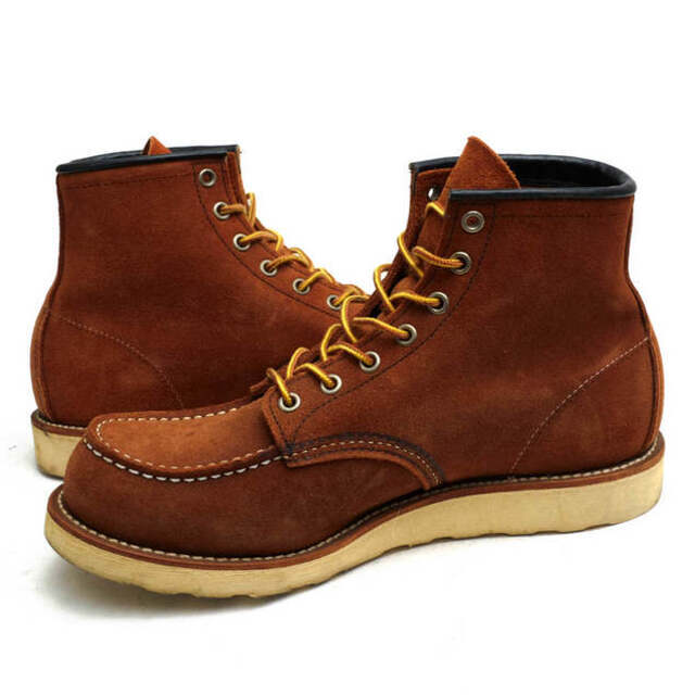 レッドウィング／RED WING ワークブーツ シューズ 靴 メンズ 男性 男性用レザー 革 本革 ブラウン 茶  8138 6inch CLASSIC MOC TOE IRISH SETTER アイリッシュセッター モックトゥ 定番 グッドイヤーウェルト製法