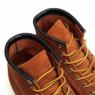 レッドウィング／RED WING ワークブーツ シューズ 靴 メンズ 男性 男性用スエード スウェード レザー 革 本革 ブラウン 茶  8810 Classic Moc Toe クラシック アイリッシュセッター グッドイヤーウェルト製法 モックトゥ