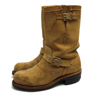 チペワ／CHIPPEWA ペコスブーツ シューズ 靴 メンズ 男性 男性用スエード スウェード レザー 革 本革 ベージュ  93430 10inch PECOS BOOTS SAND SUEDE ウェリントンブーツ 定番 Vibramソール