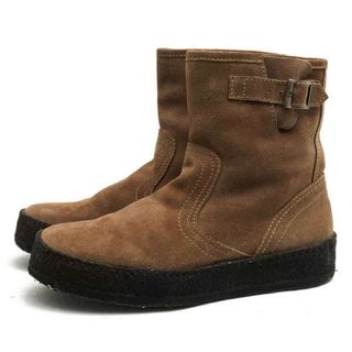 ノンネイティブ(nonnative)のノンネイティブ／nonnative エンジニアブーツ シューズ 靴 メンズ 男性 男性用スエード スウェード レザー 革 本革 ブラウン 茶  RANCHER BOA PECOS BOOT Exclusive ムートンブーツ クレープソール ボア(ブーツ)