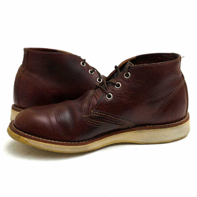 レッドウィング／RED WING チャッカブーツ シューズ 靴 メンズ 男性 男性用レザー 革 本革 ブラウン 茶  3141 CLASSIC CHUKKA クラシックチャッカ プレーントゥ グッドイヤーウェルト製法