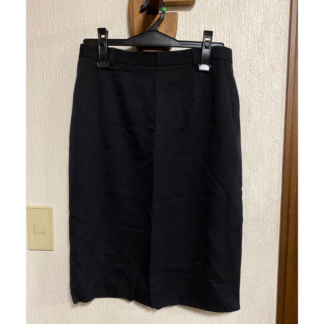 HARDY AMIES(ハーディエイミス)のハーディエイミス　ブラックスカート（実家保管品） レディースのスカート(ひざ丈スカート)の商品写真