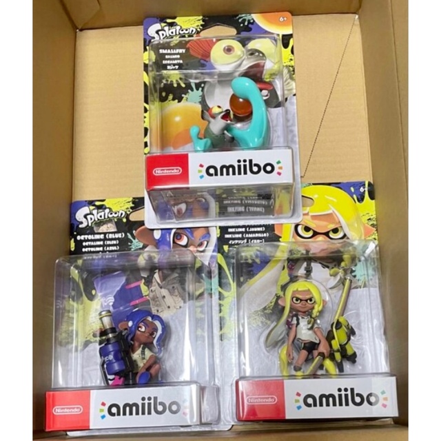 Nintendo Switch - 24時間以内に発送!スプラトゥーン3 amiibo 3種 3体