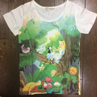 アフタヌーンティー(AfternoonTea)のアリス総柄Tシャツ(Tシャツ(半袖/袖なし))