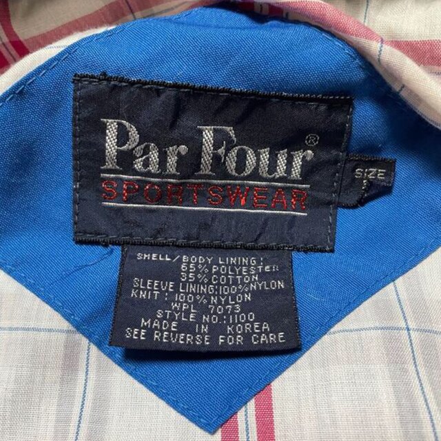 80s USA Par Four スウィングトップ　ライトブルー メンズのジャケット/アウター(ブルゾン)の商品写真