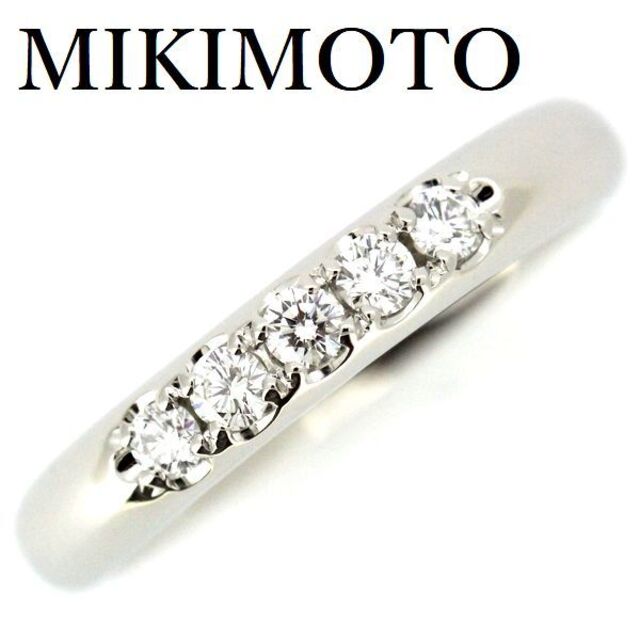 MIKIMOTO - ミキモト ダイヤモンド 0.15ct リング Pt950 6号