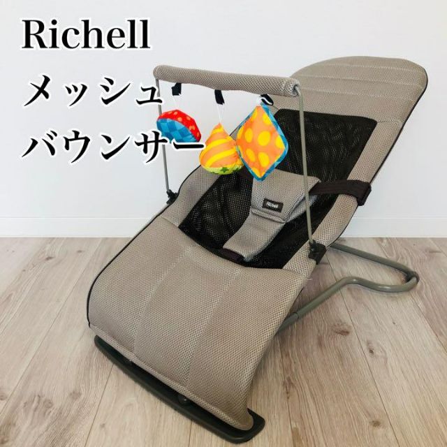 Richell - 【美品】蒸れずに安心☆リッチェル バウンサー メッシュ ...