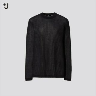 ユニクロ(UNIQLO)の+j シアーワイドリブロングセーター(長袖) size M(カットソー(長袖/七分))