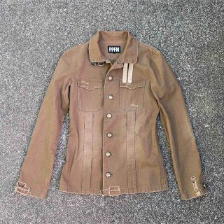 PPFM 鋲付デニム&個性的ジャケット 2点セット | vancubic.com