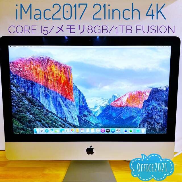 iMac 2017 21inch 4K 1TBFusion Office2021-