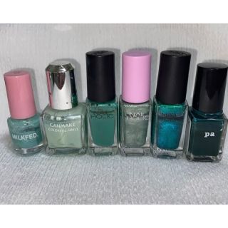 ネイルホリック(NAIL HOLIC)のネイルホリック アート  緑　グリーン　セット　マニキュア(マニキュア)