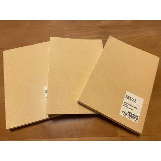 ムジルシリョウヒン(MUJI (無印良品))の新品未使用　無印良品　文庫本ノート　3冊セット(スケッチブック/用紙)