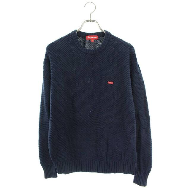 シュプリーム 20AW Textured Small Box Sweater ワッフルスモールボックスニット メンズ M