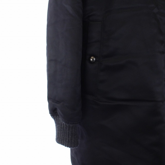 TATRAS(タトラス)のTATRAS Rライン AIONA ロングMA-1 ダウンコート 1 黒 レディースのジャケット/アウター(ダウンコート)の商品写真