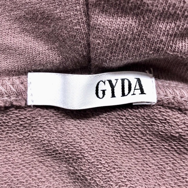 GYDA(ジェイダ)のGYDA BEYOND サテンLOGO BIG パーカー Fサイズ ピンク レディースのトップス(パーカー)の商品写真