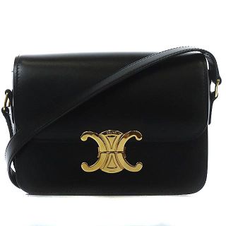 セリーヌ(celine)のセリーヌ ティーン トリオンフバッグ シャイニーカーフスキン ショルダーバッグ(ショルダーバッグ)