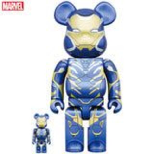 MEDICOM TOY(メディコムトイ)のBE@RBRICK IRON MAN RESCUE SUIT 100%＆400％ エンタメ/ホビーのフィギュア(その他)の商品写真