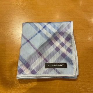 バーバリー(BURBERRY)のバーバリーハンカチブルー(ハンカチ)