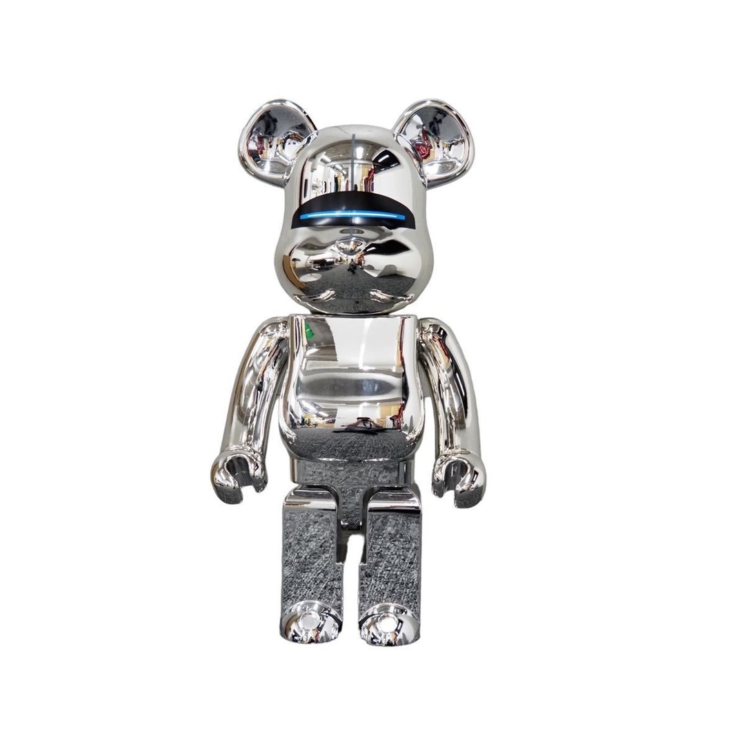 空山基 ベアブリックSORAYAMA SEXY ROBOT SILVER 1000% BE@RBRICK メディコムトイ 美品  43628エンタメ/ホビー